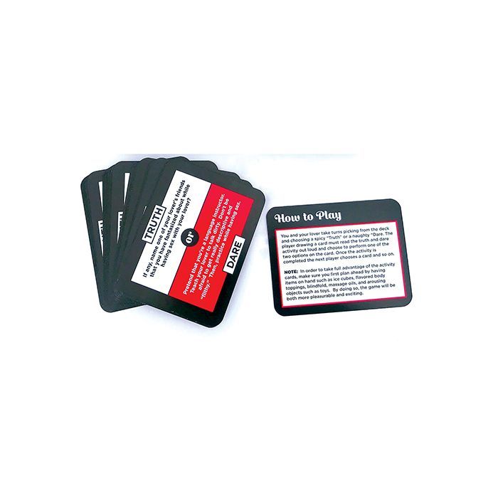 Bedroom Truth or Dare Card Game