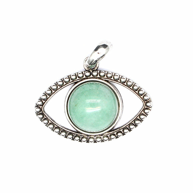 Vintage Natural Stone Evil Eye Charms