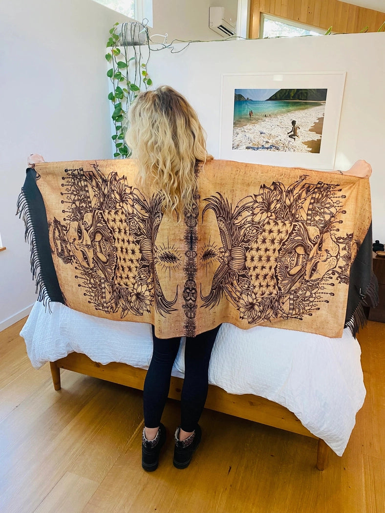 Cats Under the Stars Pashmina