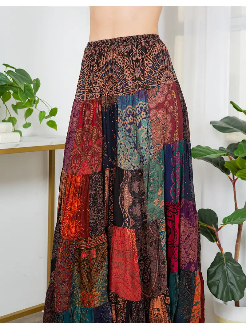 Rayon Long Skirt