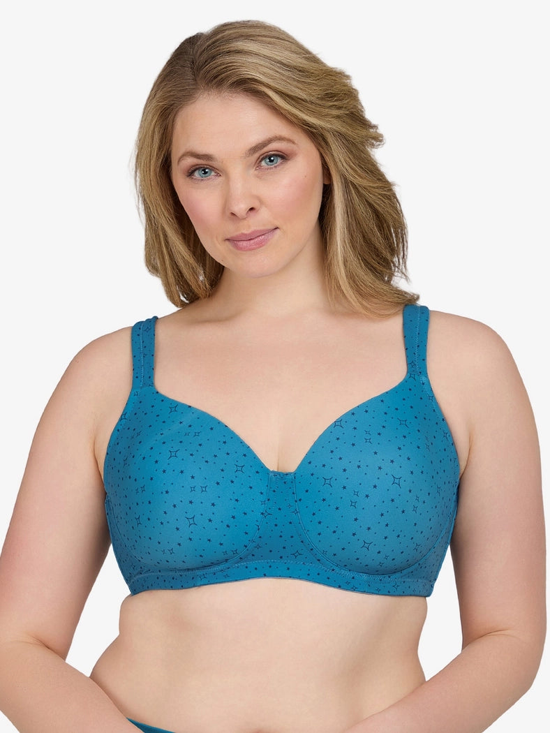 The Brigitte Full Coverage - Padded Wirefree T-Shirt Bra