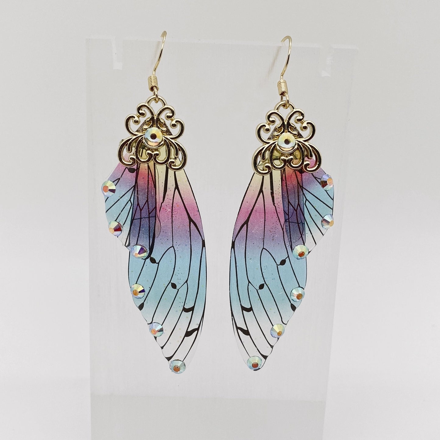 Handmade Fairy Wings Earrings