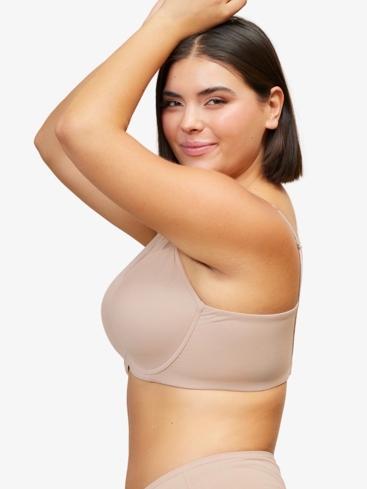 The Jolene Natural Perfect Plunge Underwire Bra