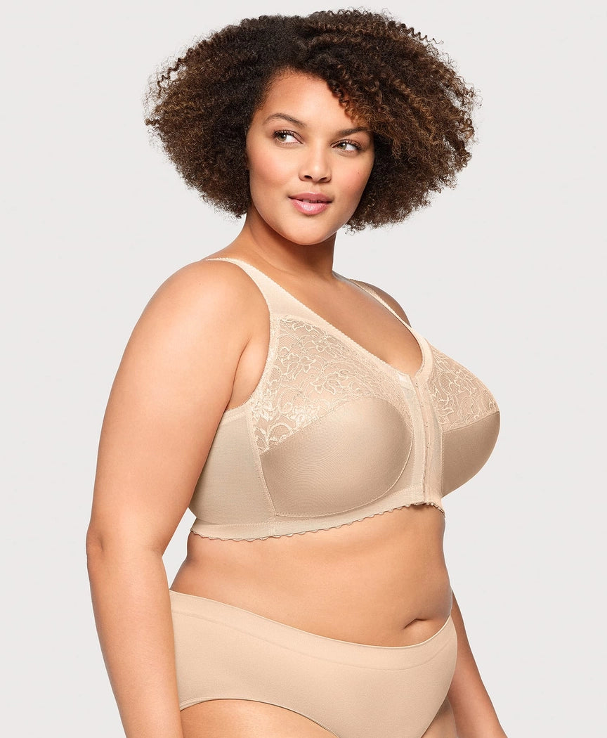 Magiclift Front-Closure Support Bra Blush
