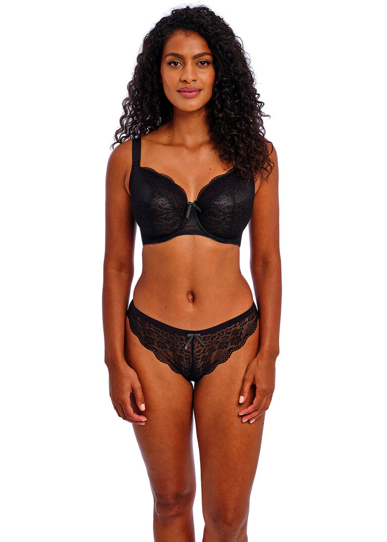 Freya Fancies Black UW Balcony Molded Bra