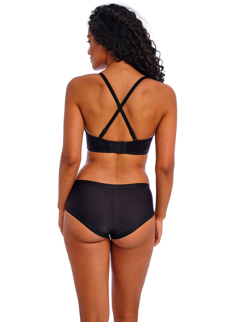 Deco Black Underwire Strapless Molded Bra