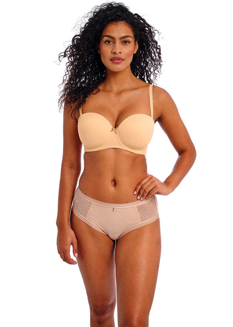 Deco Nude Underwire Strapless Molded Bra