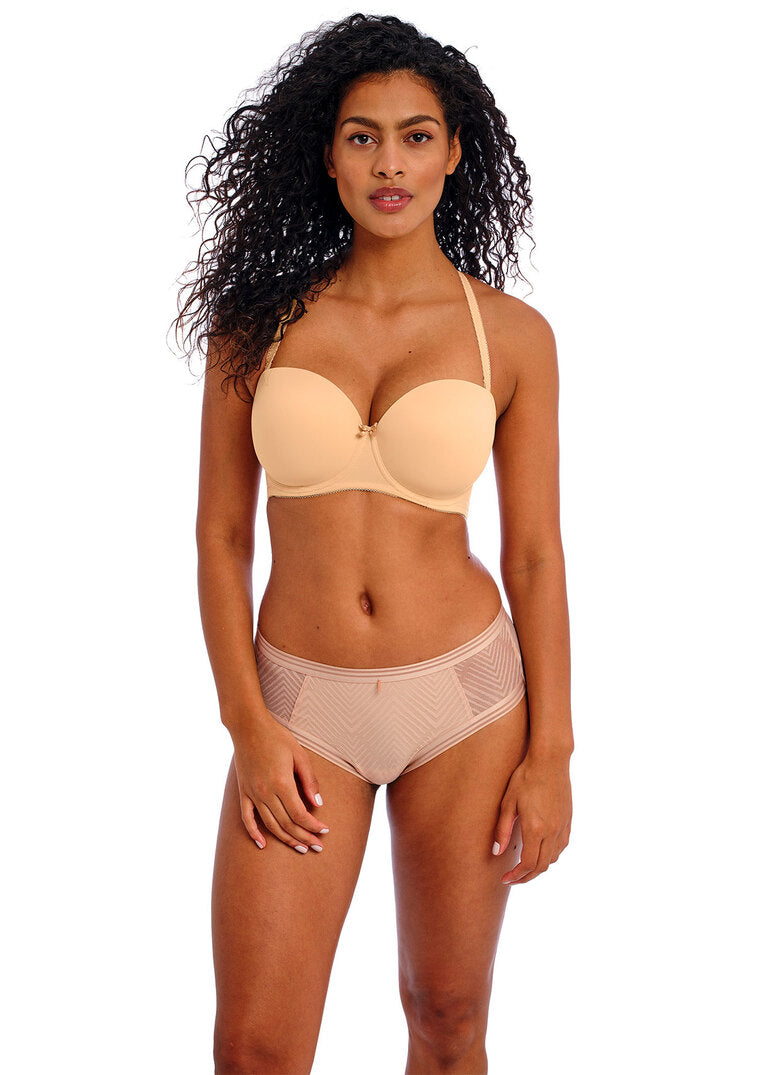 Deco Nude Underwire Strapless Molded Bra