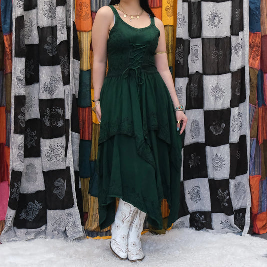 Fairycore Lace Up Dress
