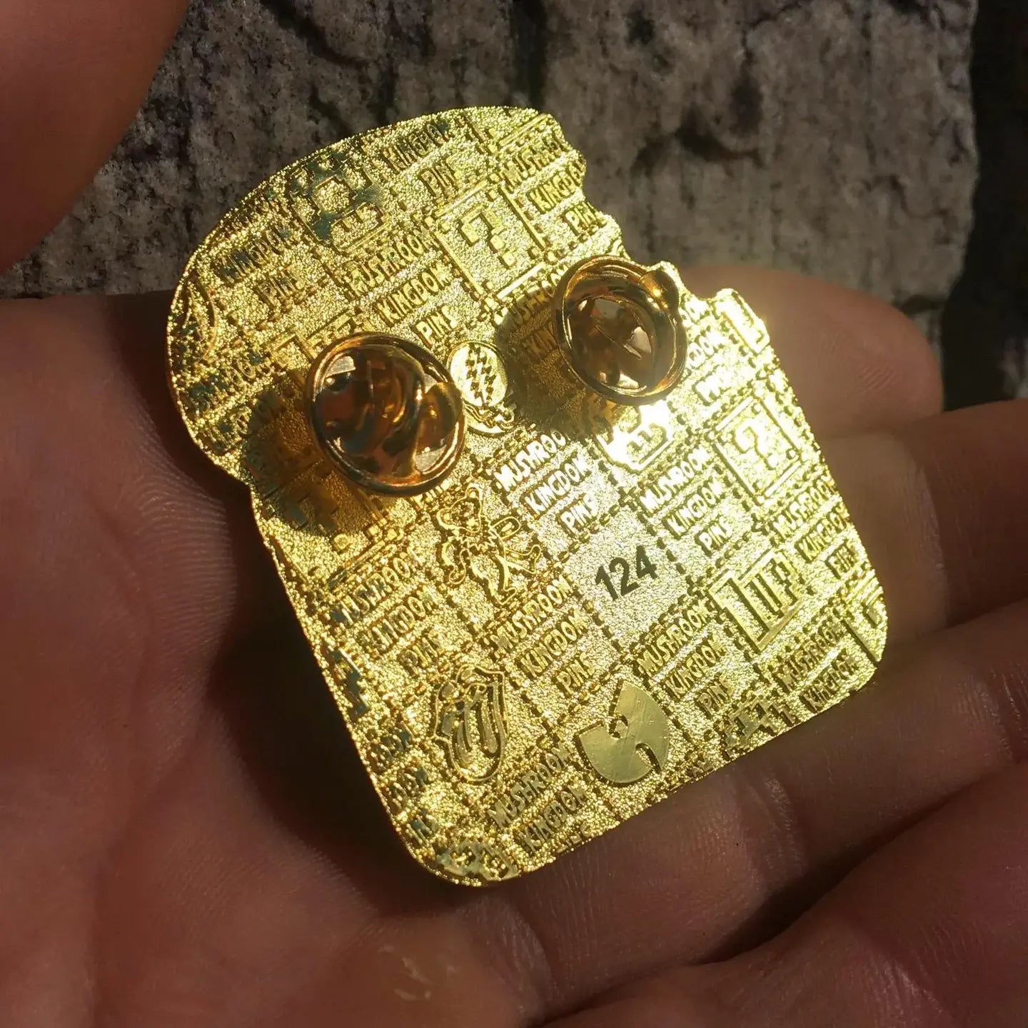 Daily Bread EDM Pin – 2" 3D Gold Enamel