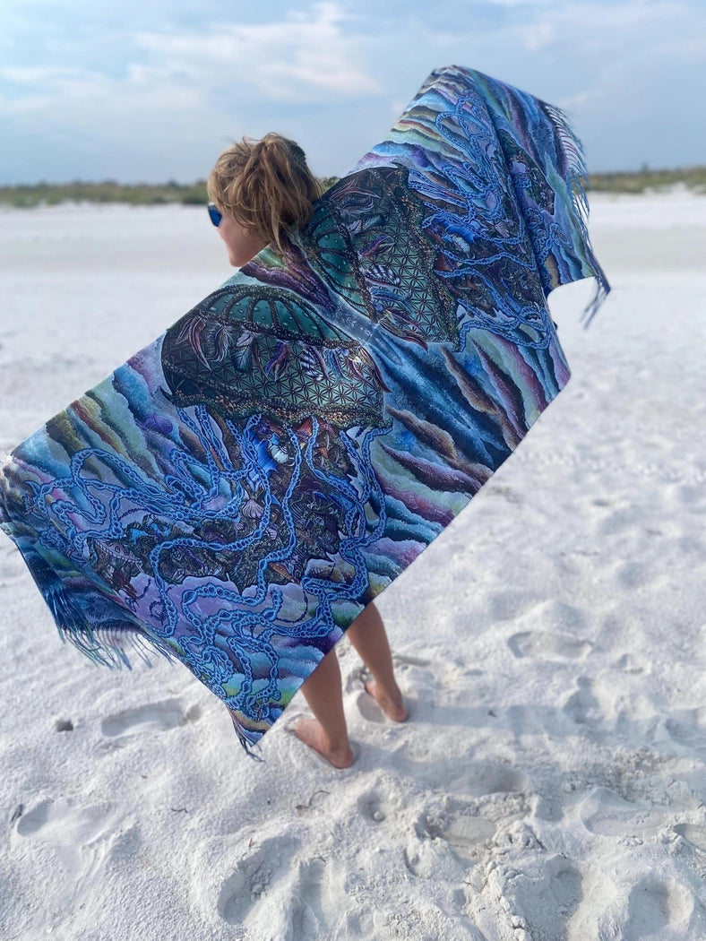 Jellyfish Air Balloon Pashmina