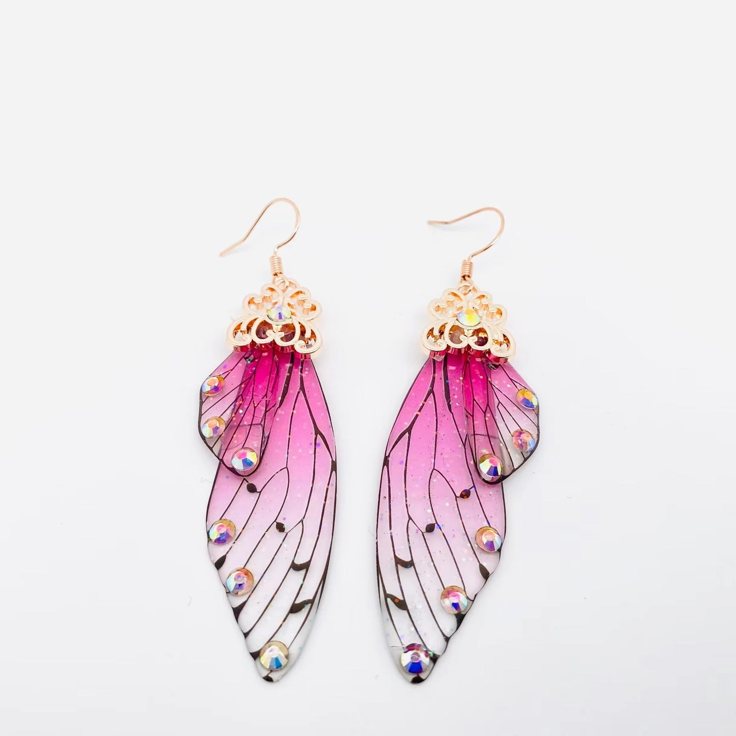 Handmade Fairy Wings Earrings
