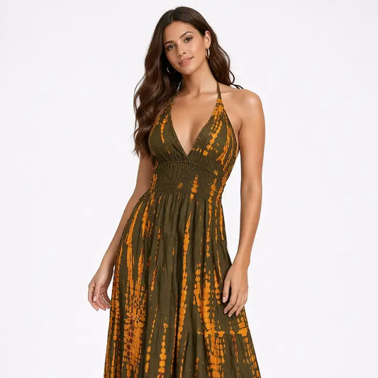 Tie-Dye Maxi Dress