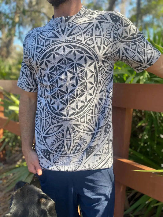 Flower of Life All Over Print Shirt