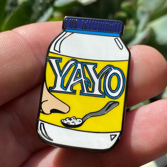 Yayo Party Favor Pin – 1.5" Hard Enamel