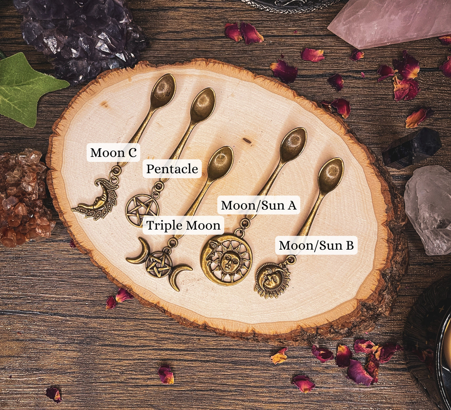 Witchy Charm Bronze Spoons
