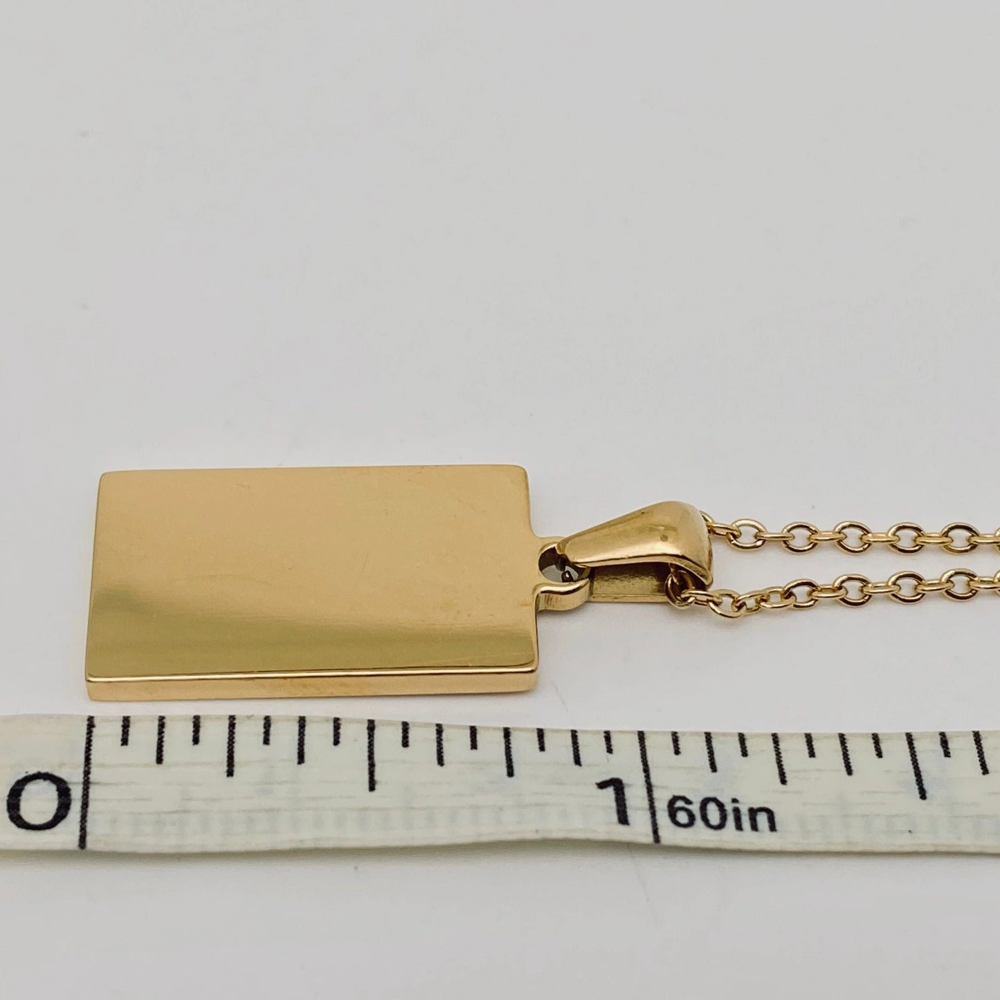 18K Gold-Plated Stainless Steel Tarot Card