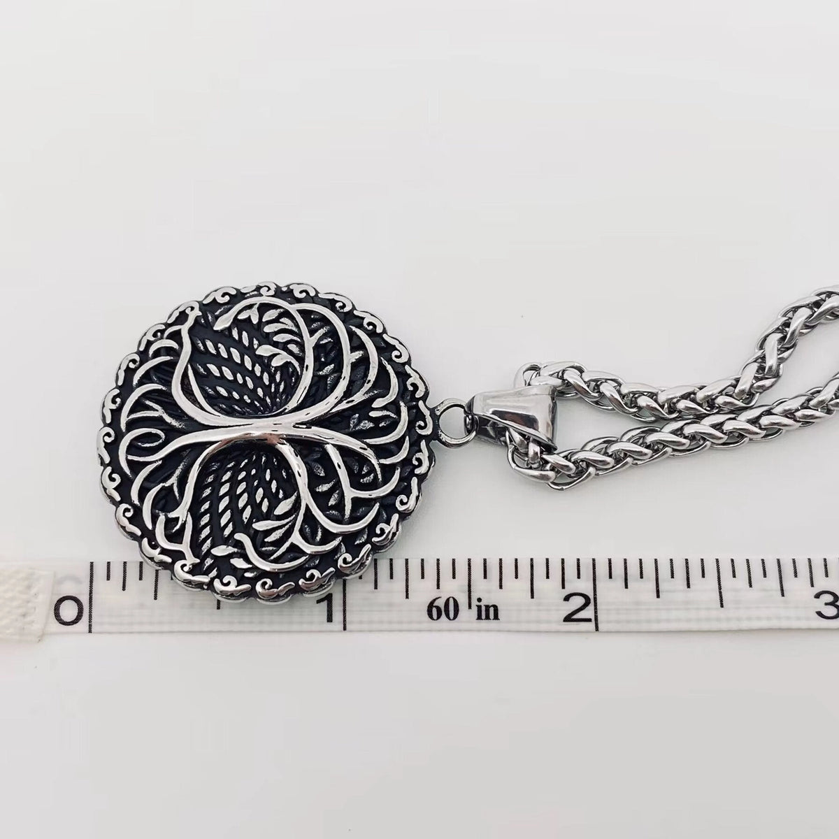 Tree of Life Stainless Steel Pendant Men's Necklace