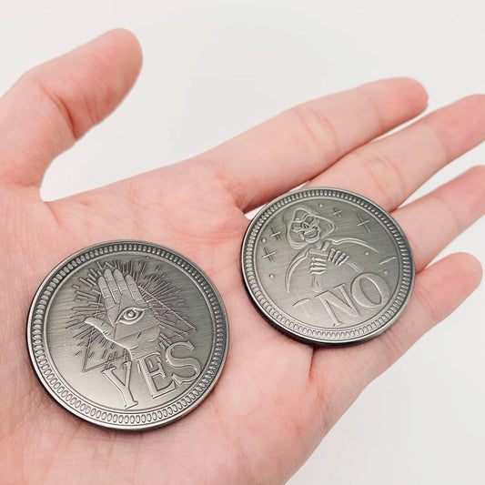Devil's Eye Death Yes/No Decision Coin