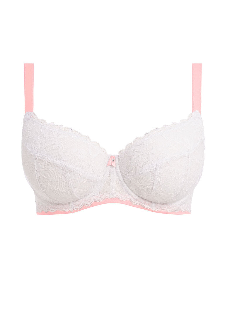 Offbeat White UW Padded Half Cup Bra