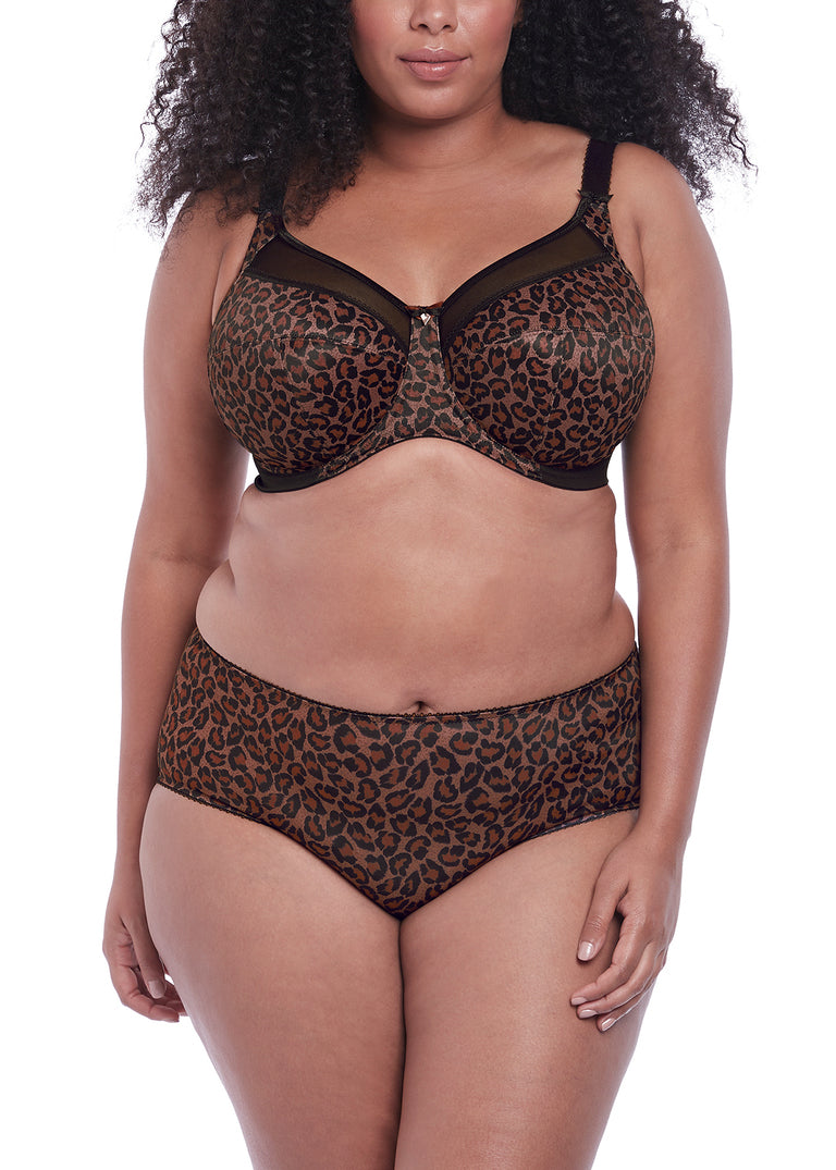 Kayla Dark Leopard UW Banded Bra