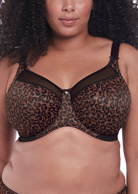 Kayla Dark Leopard UW Banded Bra