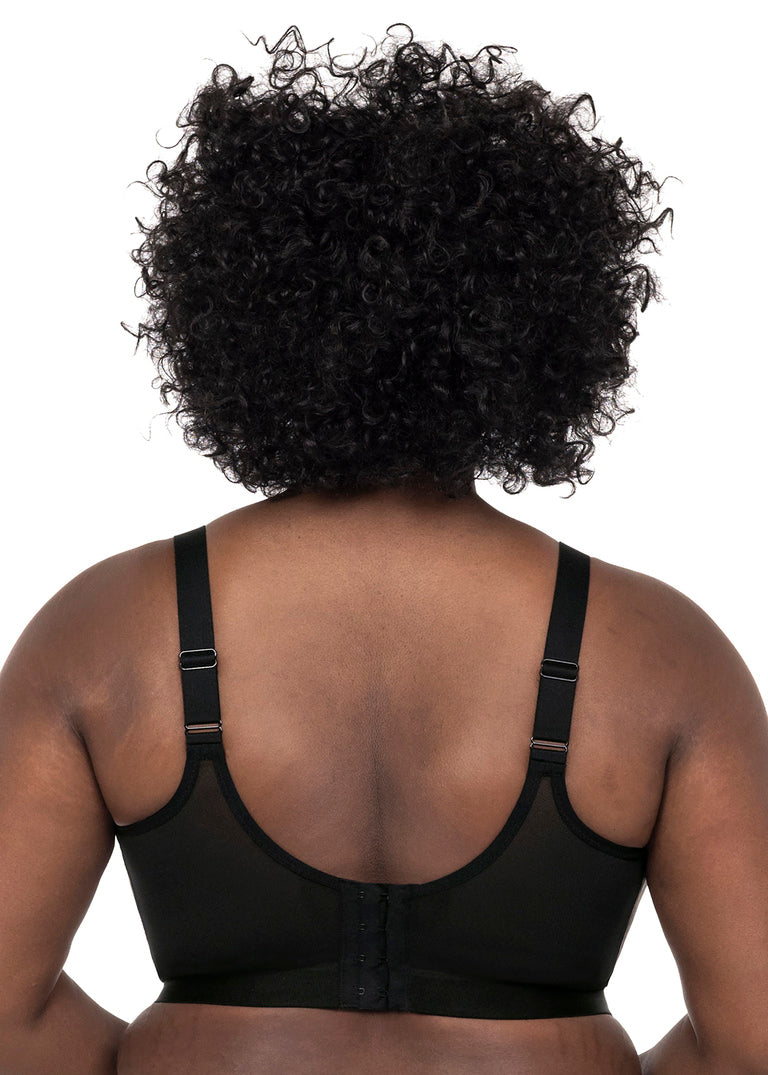 Goddess Sport Black Snake Non-Wired Sports Bra