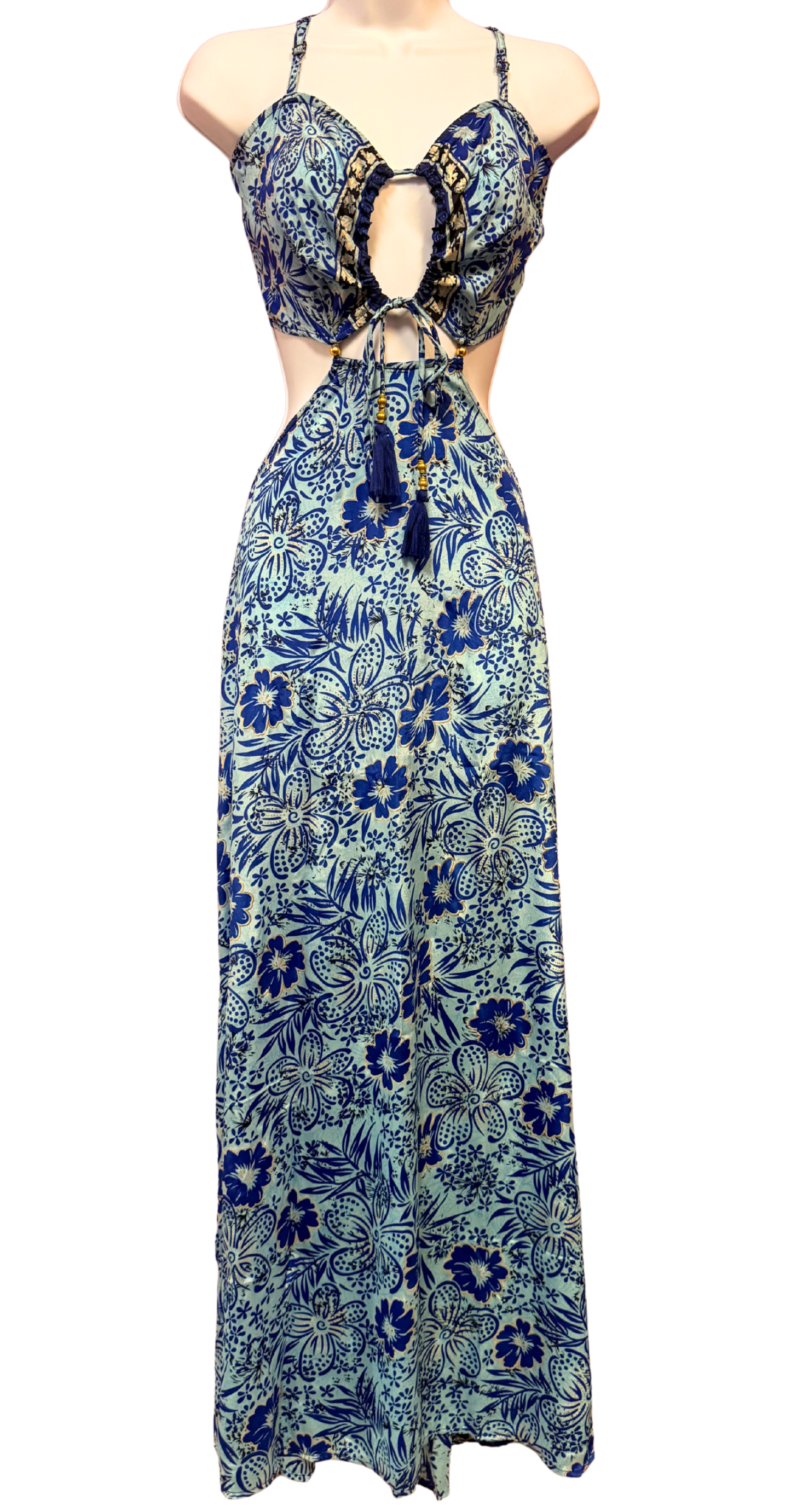 Maxi Boho Dress w/ Pockets