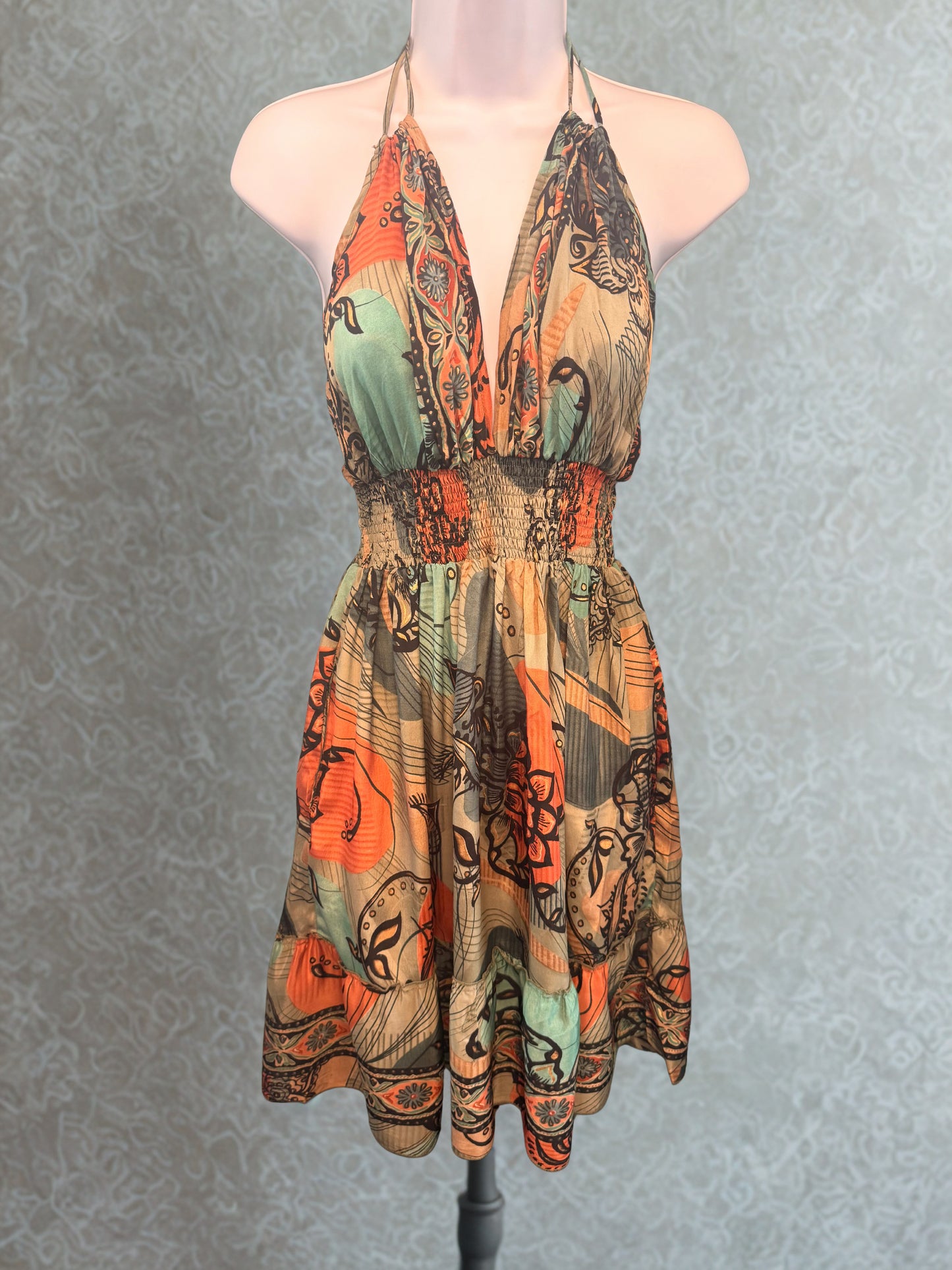 Short Summer Dress, Bohemian Dress