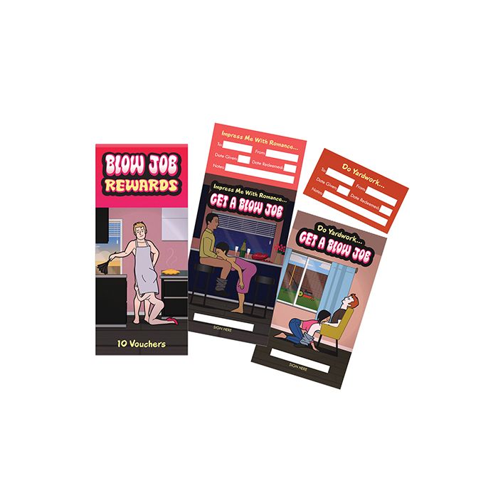 Blow Job Rewards - 10 Vouchers