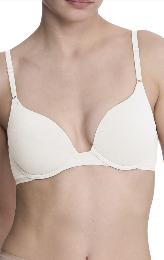 Bliss Cotton White Convertible T-shirt Bra