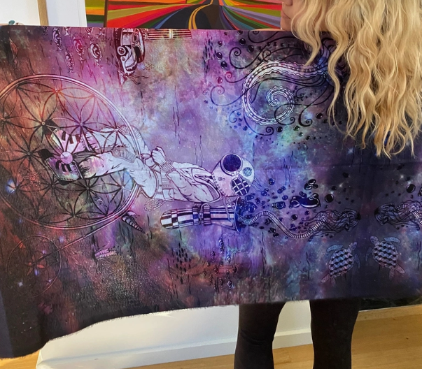 Penny Farthing Pashmina