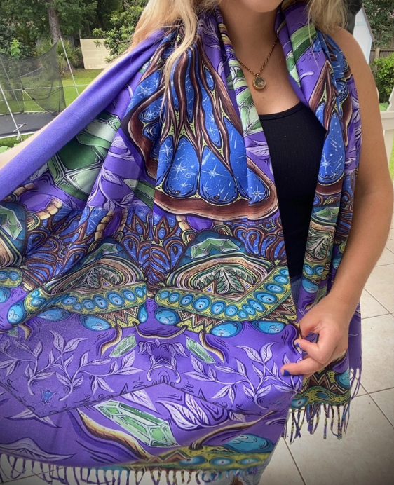 Jade Cicada Pashmina