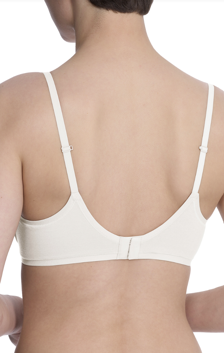 Bliss Cotton White Convertible T-shirt Bra