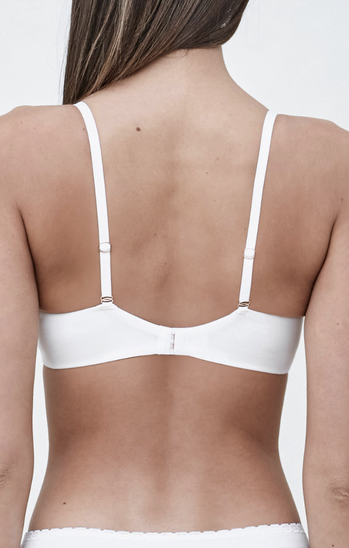 Adorned Cotton Underwire Bra