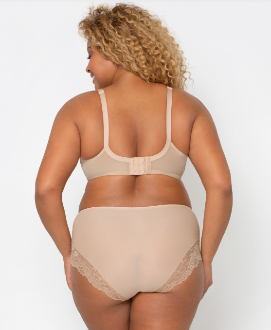 Tulip Lace Champagne Nude Push Up Bra