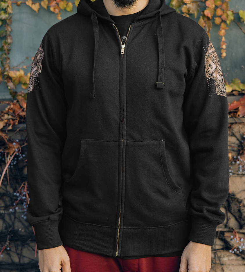 Ascendant Chakra Cotton Zip-Up Hoodie - COMING SOON