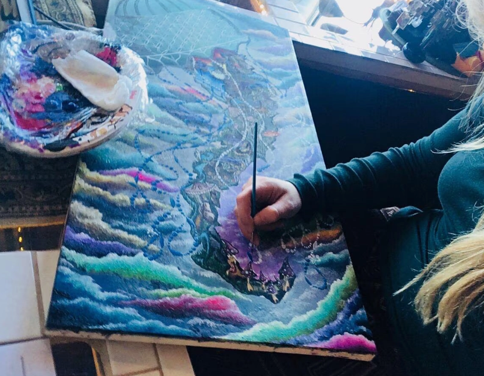 Jellyfish Air Balloon Pashmina
