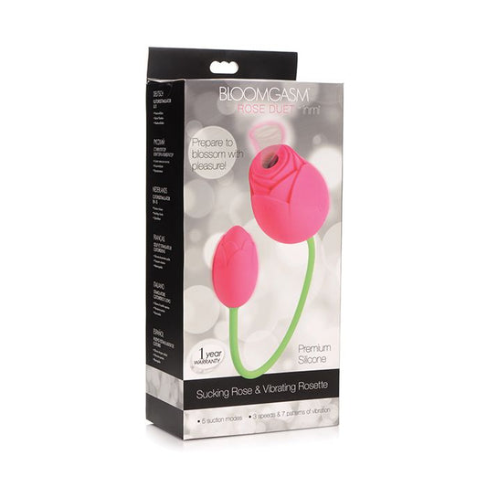 Inmi Bloomgasm 5X Suction Rose Duet - Pink