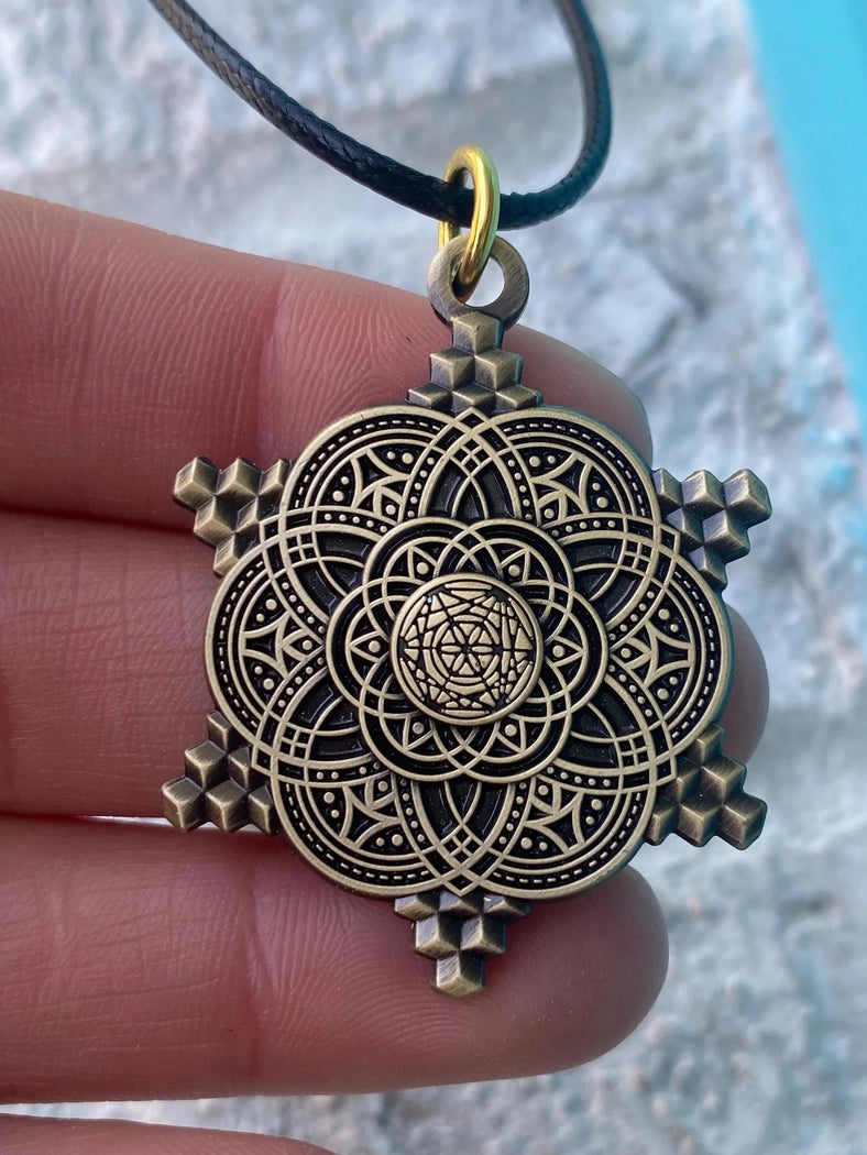 Cubular Sacred Geometry Pendant
