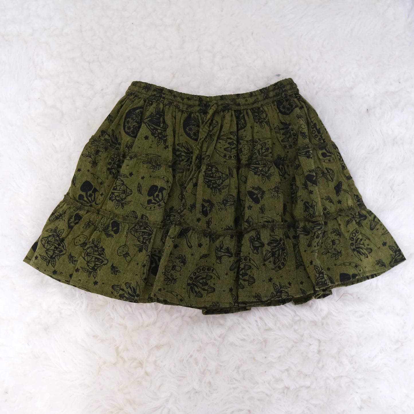 Flowy Mushroom/Celestial Boho Skort