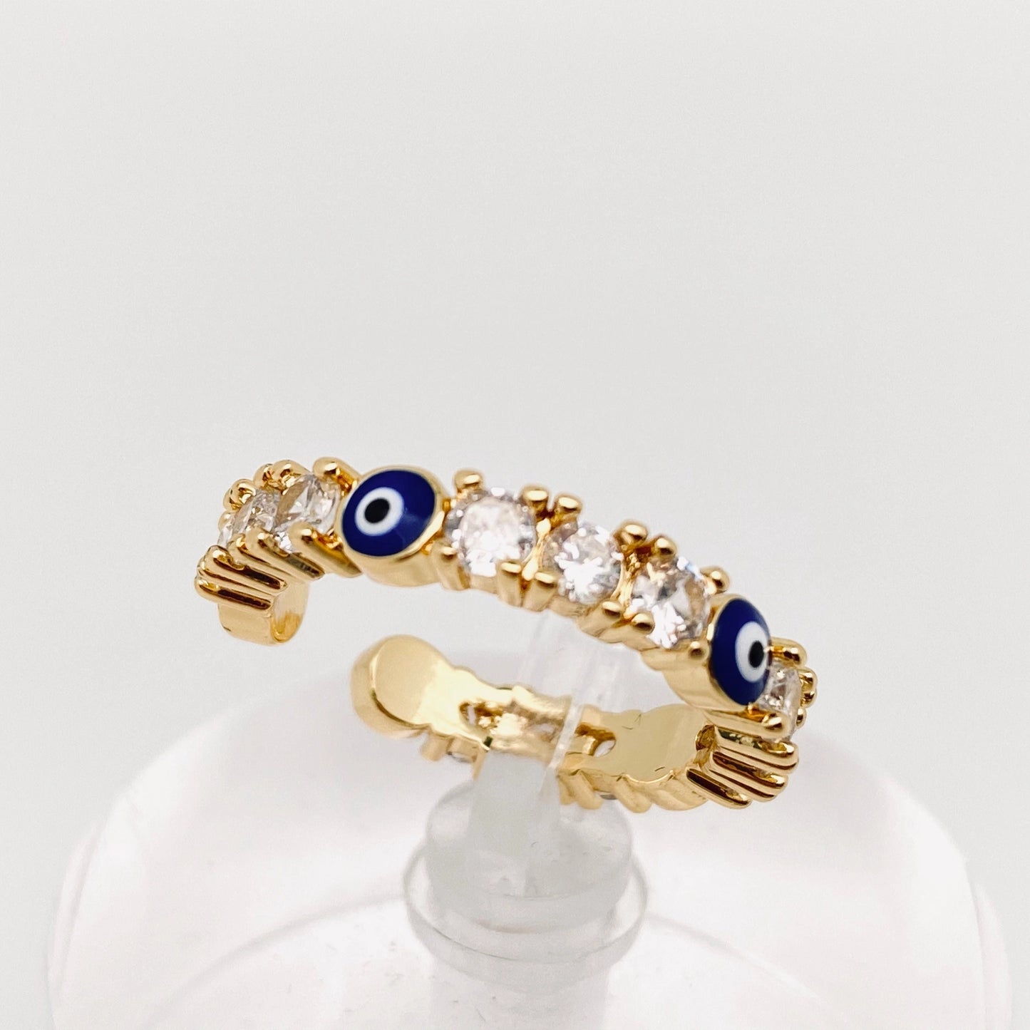 Multi-Style Gold-Plated Evil Eye Ring