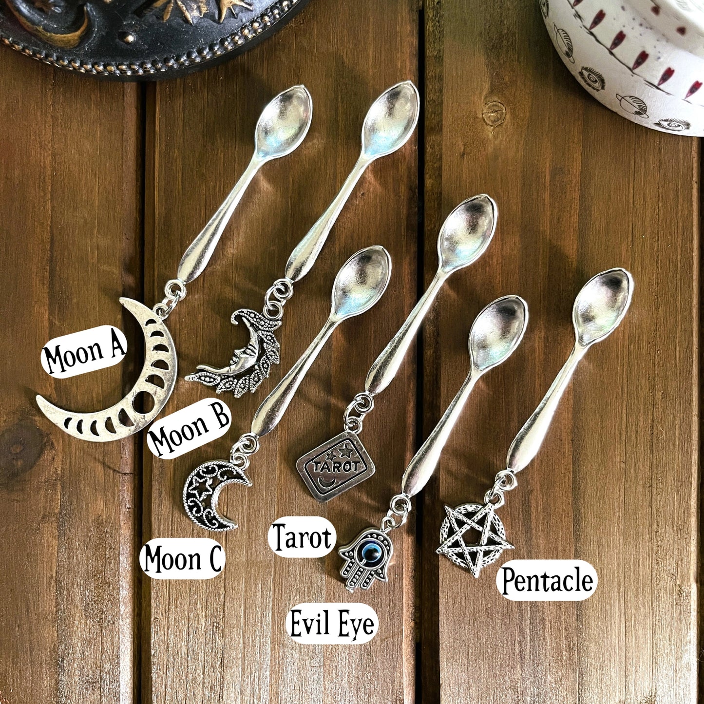 Witchy Charm Silver Spoons