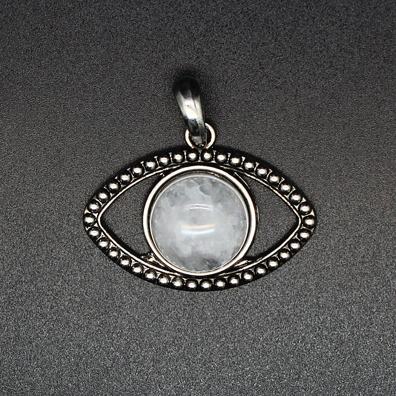 Vintage Natural Stone Evil Eye Charms