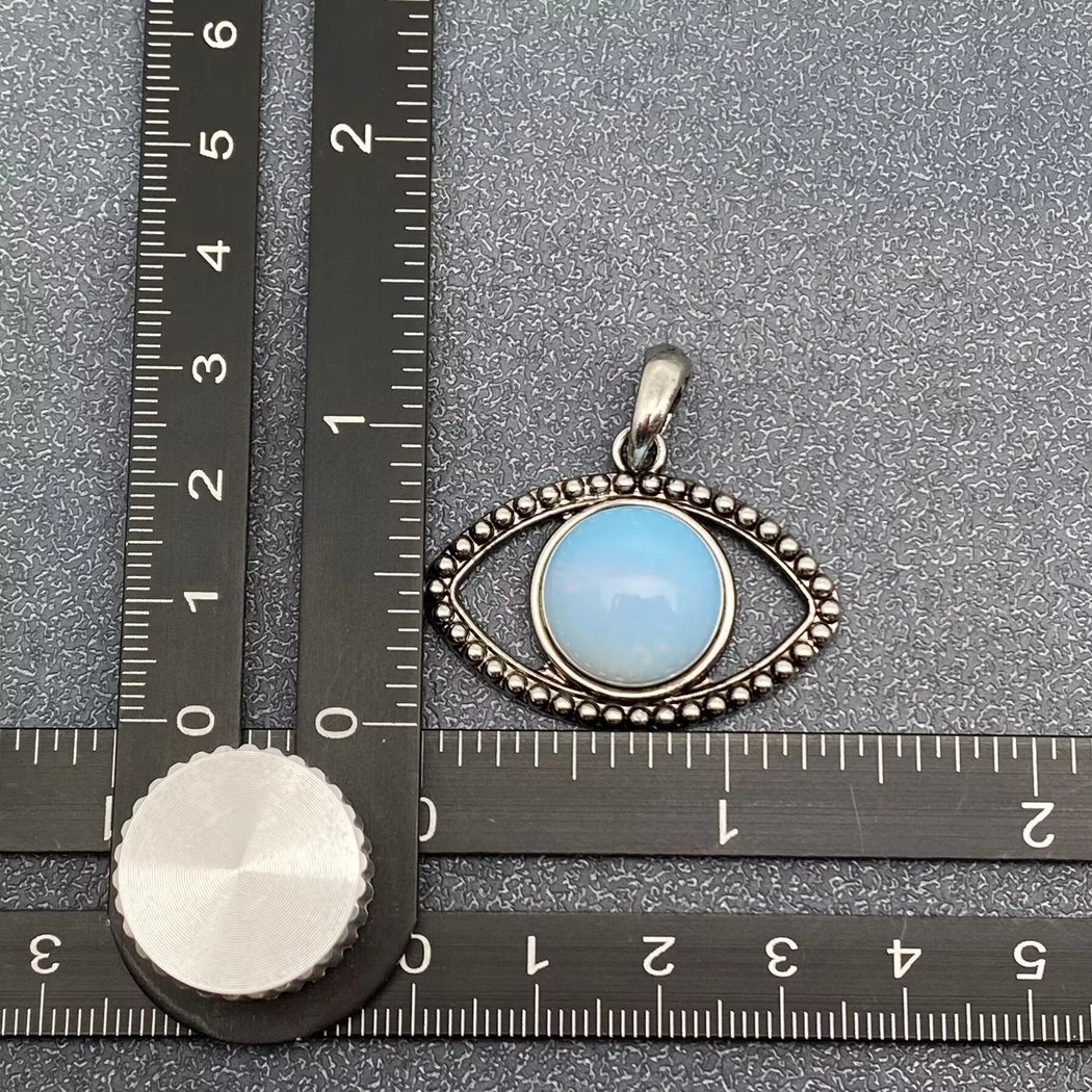 Vintage Natural Stone Evil Eye Charms