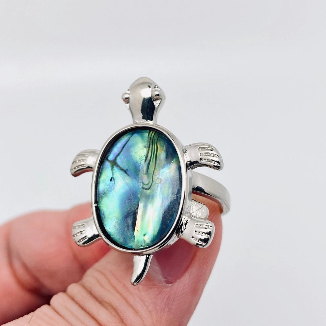 Abalone Shells Adjustable Ring