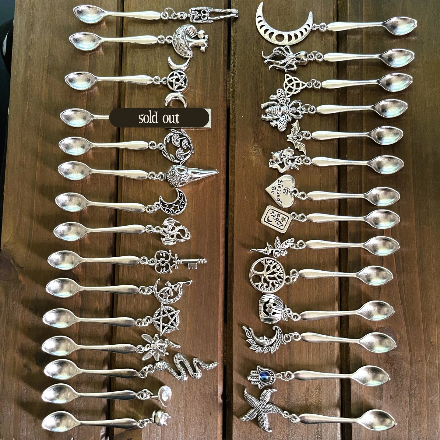 Witchy Charm Silver Spoons