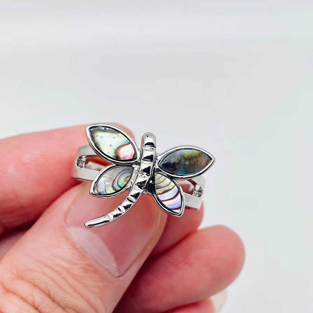 Abalone Shells Adjustable Ring