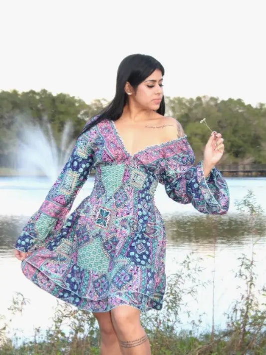 Short Boho Soft Dress