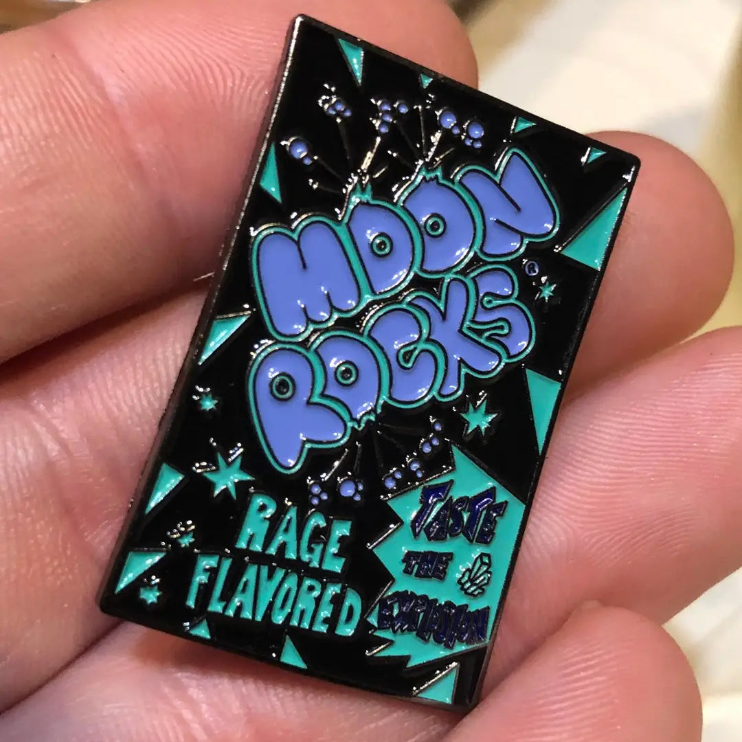 Moon Rocks Pin – 1.5" Pop Rocks Parody Collectible